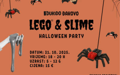Edukido Đakovo organizira LEGO & Slime Halloween party!