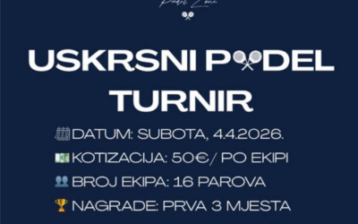 Padel Zone organizira uzbudljiv uskrsni turnir!